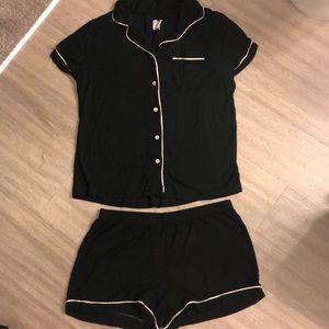 Cute black/pink pajama set